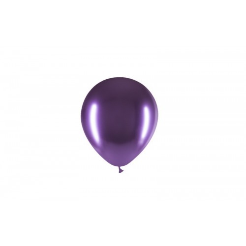   100 GLOBOS 5" 45B06 BRILL PURPURA