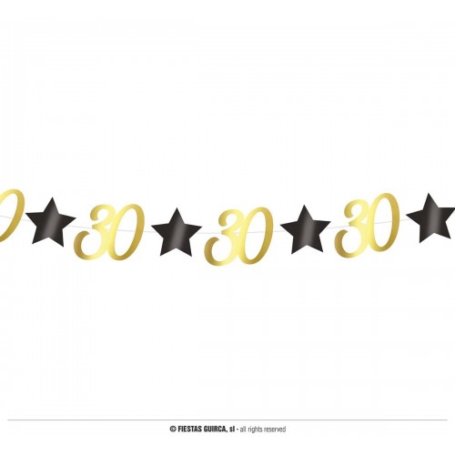 GUIRNALDA ESTRELLAS 30 AÑOS 3MT