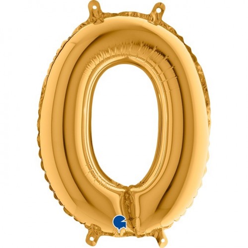   GLOBO 14" FOIL FORMA N0 ORO