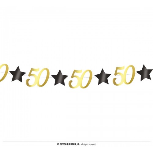 GUIRNALDA ESTRELLAS 50 AÑOS 3MT