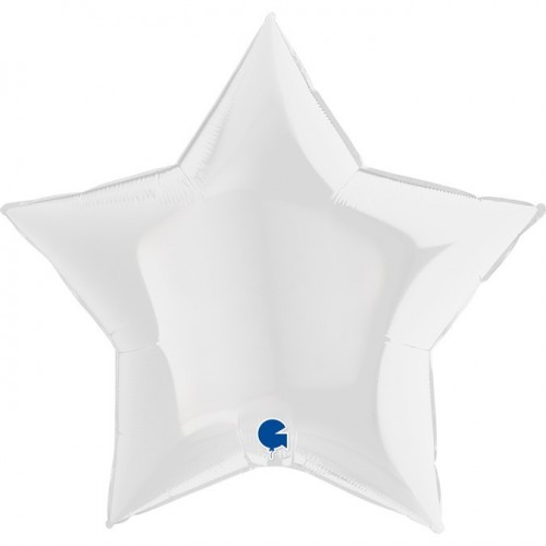   GLOBO 36" FOIL ESTRELLA BLANCO