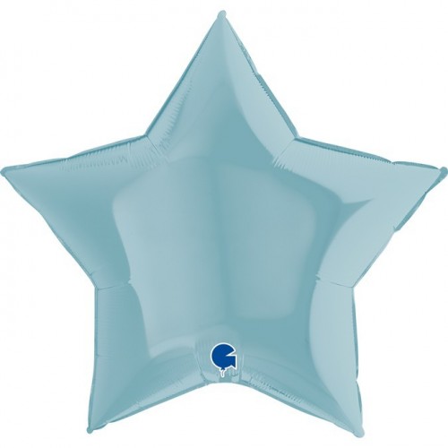   GLOBO 36" FOIL ESTRELLA CELESTE