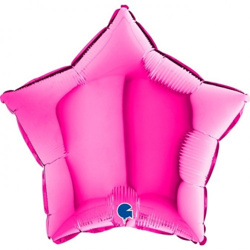   GLOBO 18" FOIL ESTRELLA MAGENTA