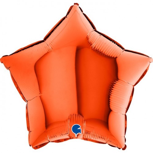    GLOBO 18" FOIL ESTRELLA NARANJA