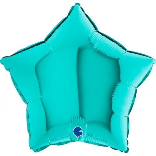   GLOBO 18" FOIL ESTRELL AZUL TIFF