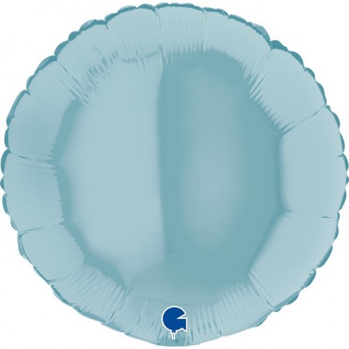   GLOBO 18" FOIL REDONDO CELESTE
