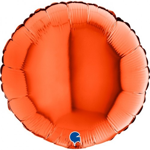    GLOBO 18" FOIL REDONDO NARANJA