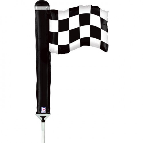  GLOBO 14" FOIL PALO BANDERA RACI