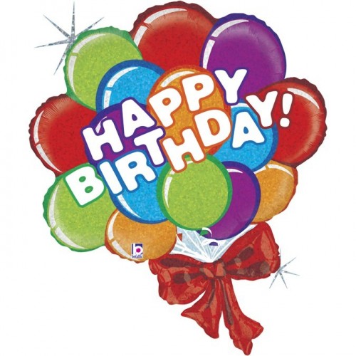 GLOBO 37" FOIL FORMA GLOBOS CUMPLE