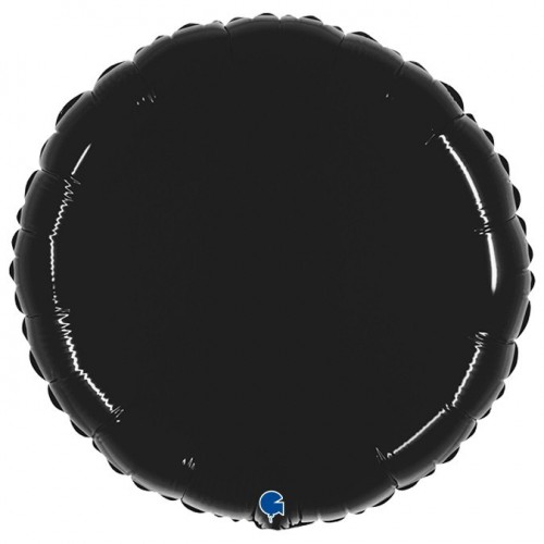   GLOBO 21" FOIL REDONDO NEGRO NEON