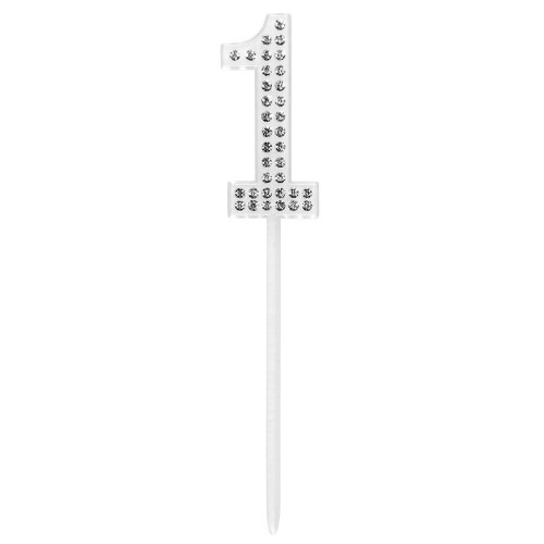 PICK DECORACION TARTA N1 STRASS