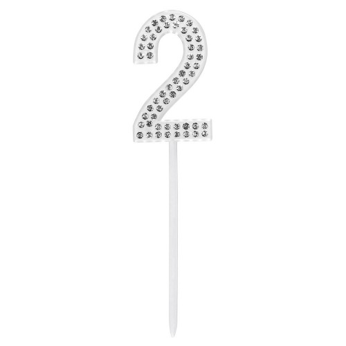 PICK DECORACION TARTA N2 STRASS