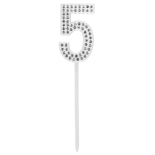 PICK DECORACION TARTA N5 STRASS