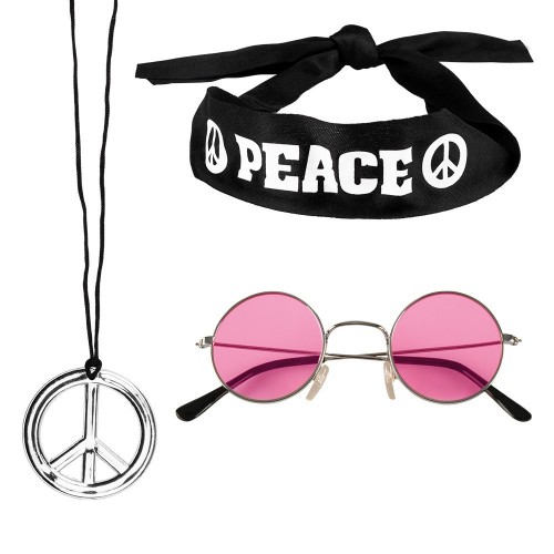 SET HIPPIE CINTA GAFAS COLLAR