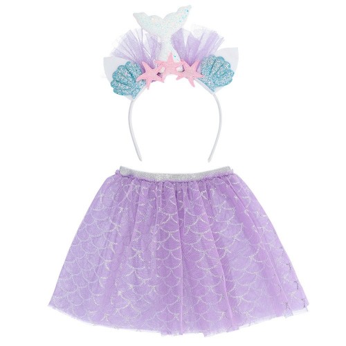 SET SIRENA DIADEMA TUTU