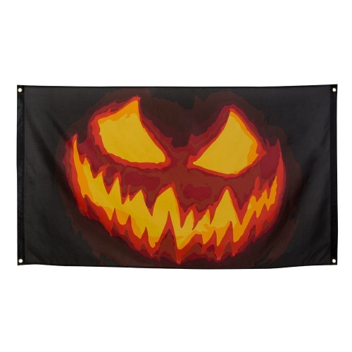 CARTEL POLIESTER CARA CALABAZA 90X150CM