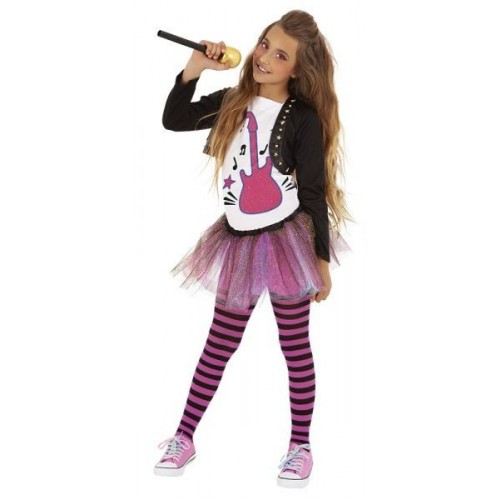 L DISFRAZ 8A10AÑOS POP CHICA BANDA