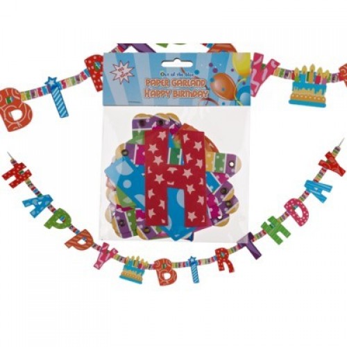 GUIRNALDA HAPPY BIRTHDAY 1,55MT