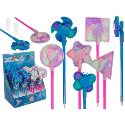 BOLIGRAFO ANTIESTRES FIDGET POP SPINNER