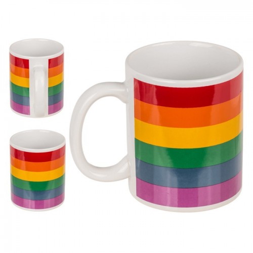 TAZA CERAMICA BANDERA ORGULLO 8CM