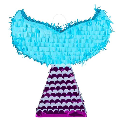 PIÑATA PALO COLA SIRENA 45X40CM