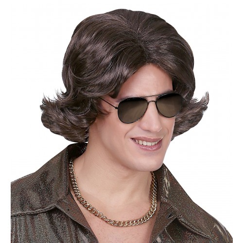 PELUCA CASTAÑA CHICO DISCO AÑO 70