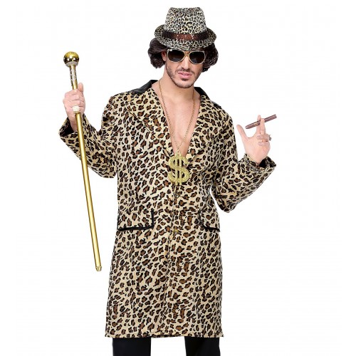 ABRIGO T-M/L LEOPARDO MAFIOSO