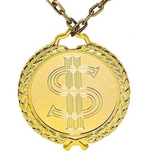   COLLAR HIP HOP 58CM COLOR ORO