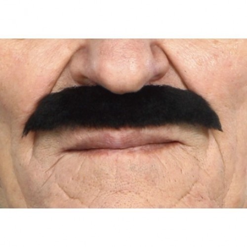   BIGOTE ADHESIVO NEGRO FINO