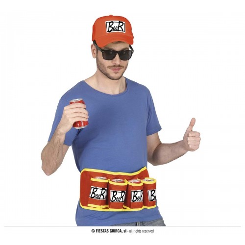 SET GORRA CINTURON PARA CERVEZA