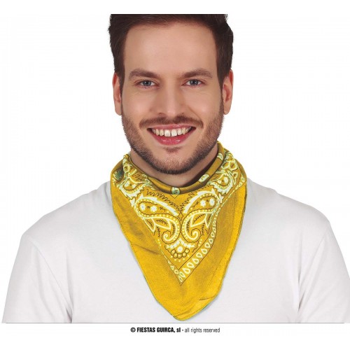 PAÑUELO VAQUERO AMARILLO