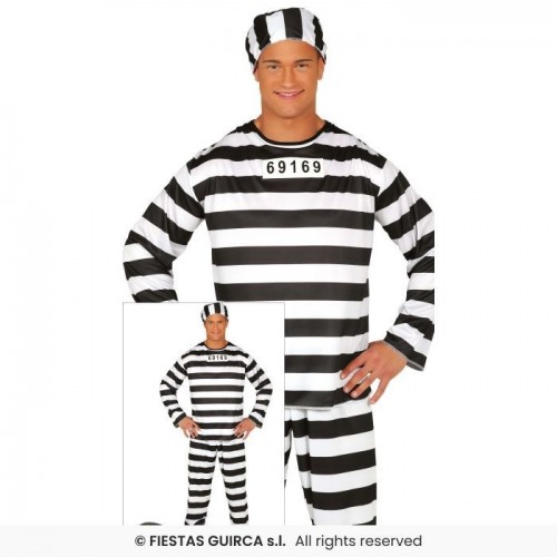 DISFRAZ T-XL PRESO HOMBRE