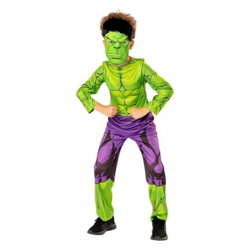 L DISFRAZ 5A6AÑOS HULK GREEN COL