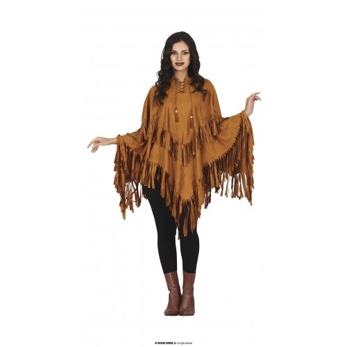  PONCHO T-M INDIO ADULTO