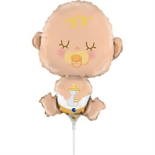 GLOBO 14" PALO FORMA BEBE