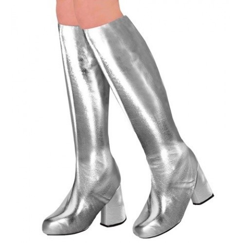   CUBREBOTA ADULTO COLOR METAL PLATA