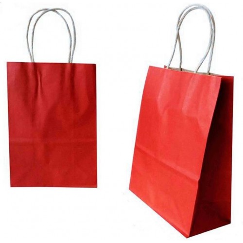 BOLSA LISA ROJA 26X33CM  