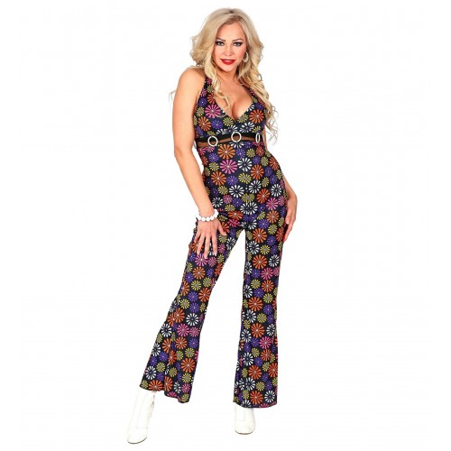  DISFRAZ T-S MONO FLORES AÑOS 70