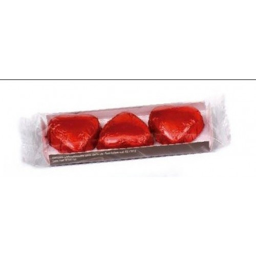 3 BOMBONES CORAZON ROJO 30G