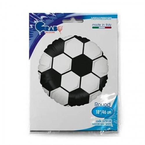   GLOBO 18" FOIL BALON FUTBOL