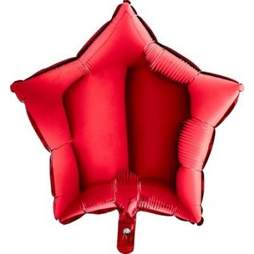   GLOBO 18" FOIL ESTRELLA ROJA