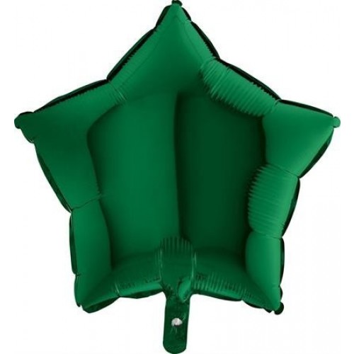    GLOBO 18" ESTRELLA VERDE DARK