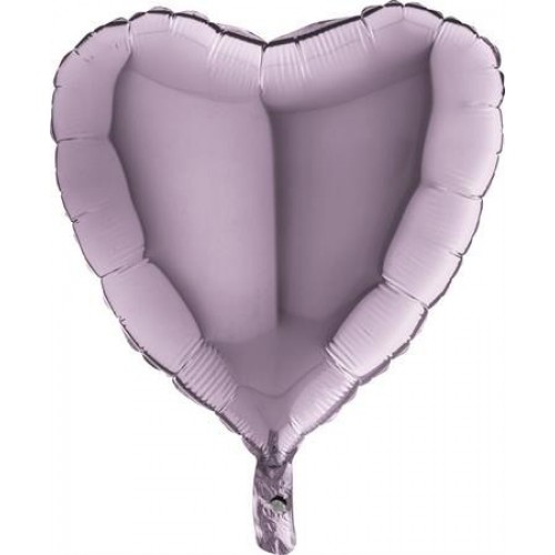   GLOBO 18" FOIL CORAZON LAVANDA