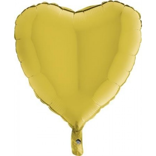    GLOBO 18" FOIL CORAZON AMARILL PA