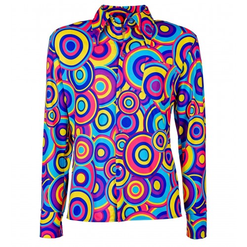 CAMISA T-L/XL BURBUJA AZUL AÑO 70