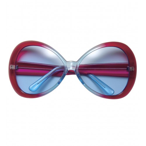 GAFAS COLOR ROJA-TURQUESA ADULTO
