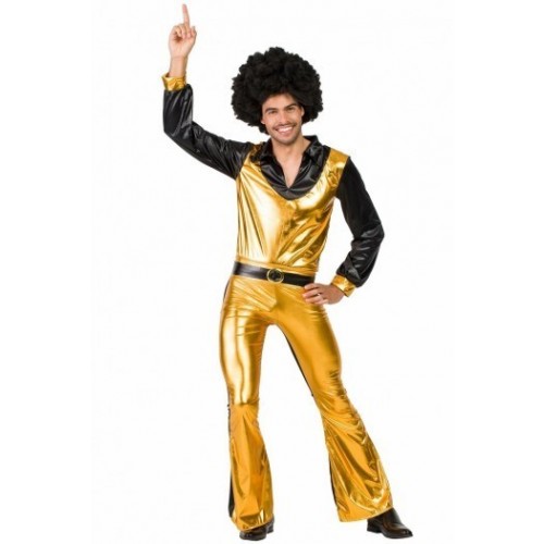 DISFRAZ T-XL DISCO  DORADO