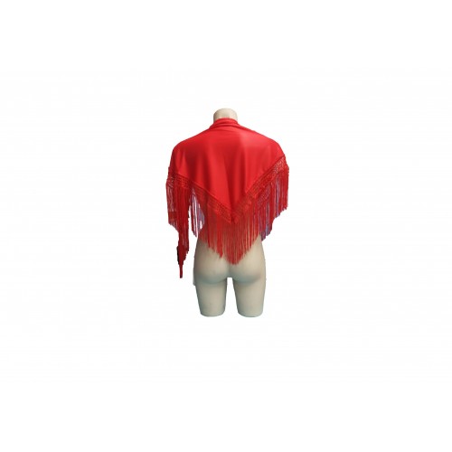   MANTON PEQ SEVILLANA LISO ROJO