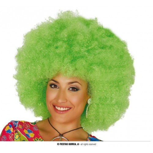   PELUCA AFRO VERDE EXTRA