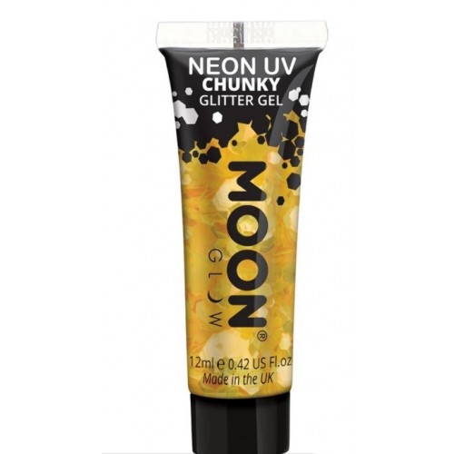GLITTER LENTEJUELAS ORO NEON UV 12ML
